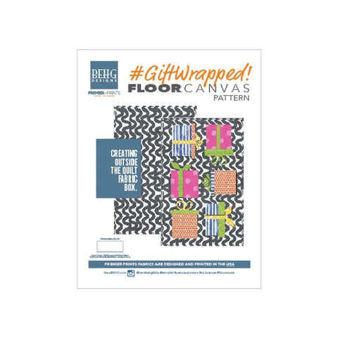 BEHG Floor Canvas Quilt Kit - Gift Wrapped