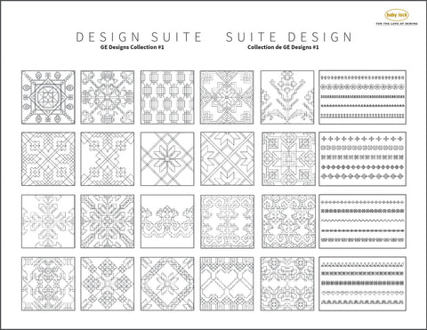 Baby Lock Fills and Motifs Gudren GE Collection