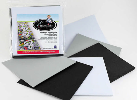 Embellish Embroidery Foam 6 Pack