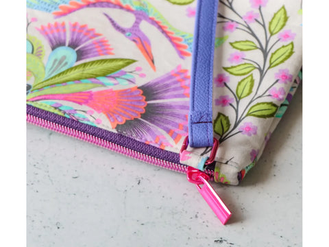 Tula Pink Zipper #5 - Moonflower