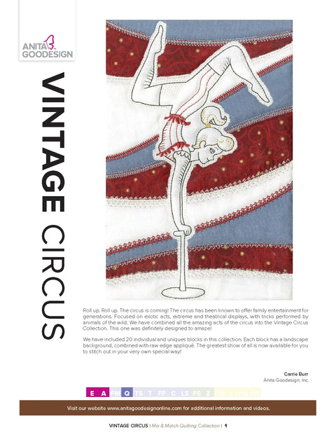 Anita Goodesign Vintage Circus
