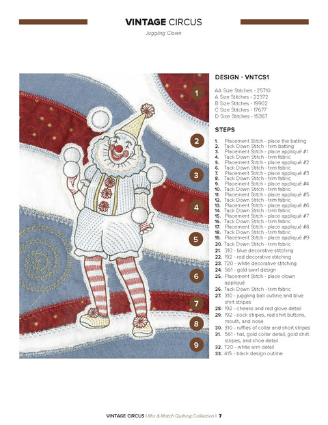 Anita Goodesign Vintage Circus