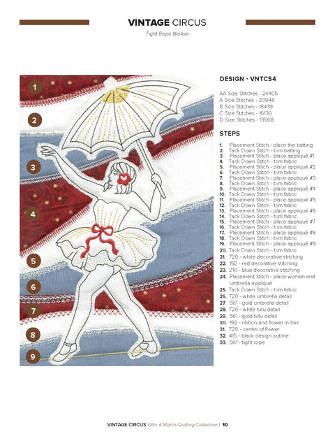 Anita Goodesign Vintage Circus