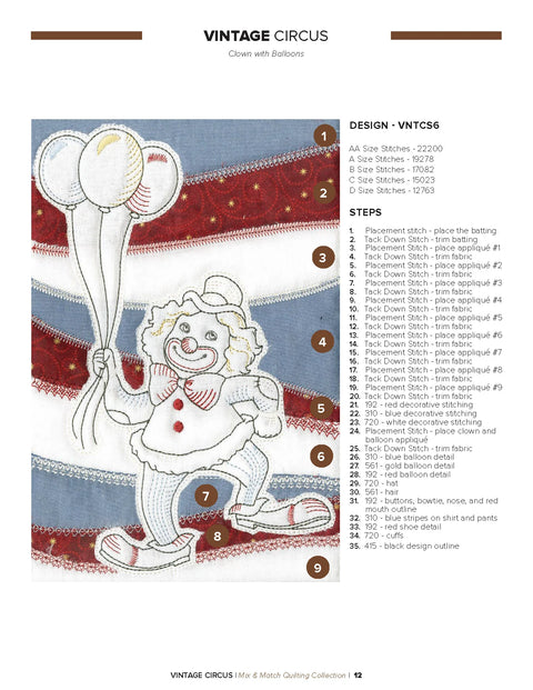 Anita Goodesign Vintage Circus