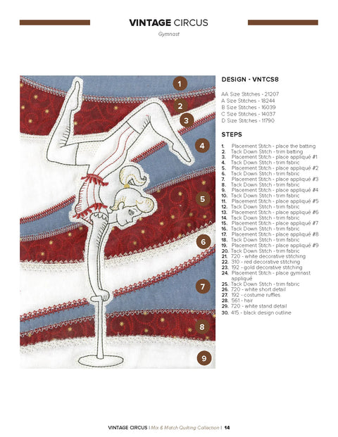 Anita Goodesign Vintage Circus