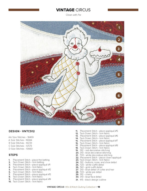 Anita Goodesign Vintage Circus