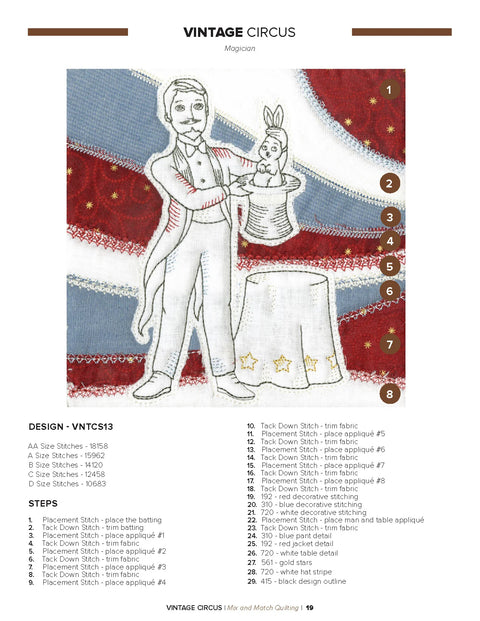 Anita Goodesign Vintage Circus