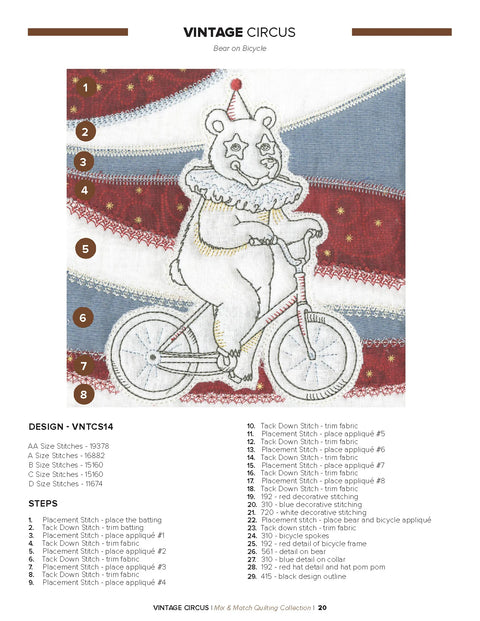Anita Goodesign Vintage Circus
