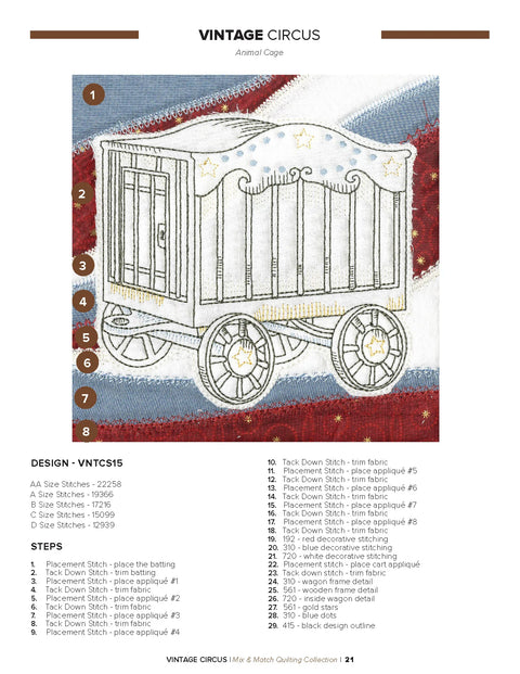 Anita Goodesign Vintage Circus