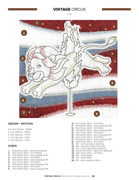 Anita Goodesign Vintage Circus