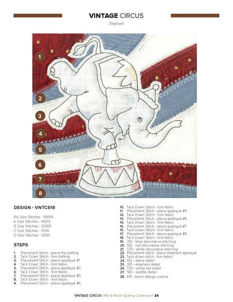Anita Goodesign Vintage Circus