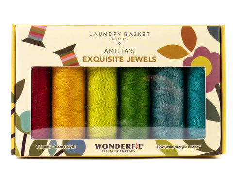 Wonderfil Laundry Basket Quilts Exquisite Jewels 12wt