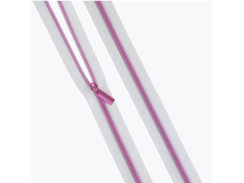 Tula Pink Zipper #5 - White
