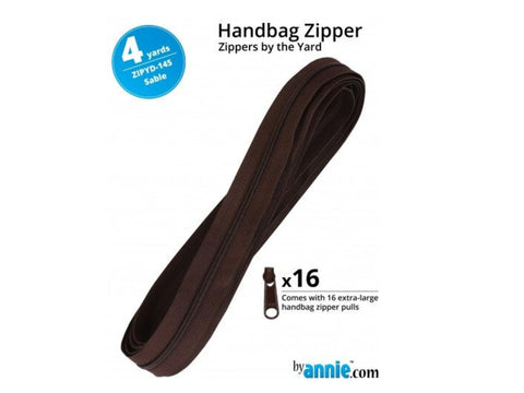 Zippers by Yard - Sable