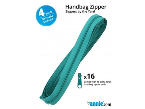 Zippers by Yard - Emerald