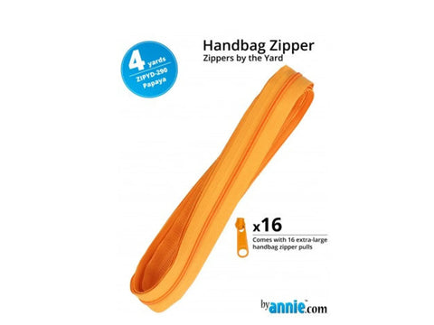 Zippers by Yard - Papaya