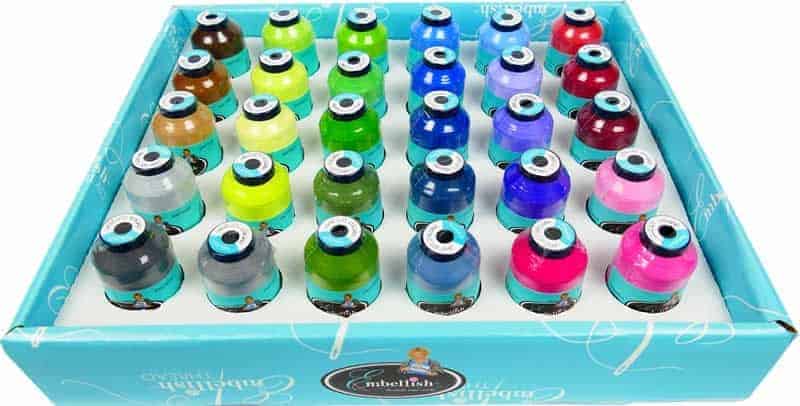B-Sew Inn - Embellish Matte Embroidery Thread Set – 30 Spool Set E30TS2